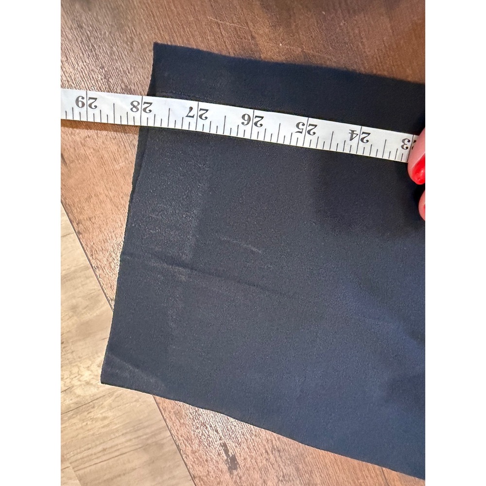 Sezane Trousers Women Size 10 Black Slim Leg Professional French Chic Pant - Picture 9 of 9